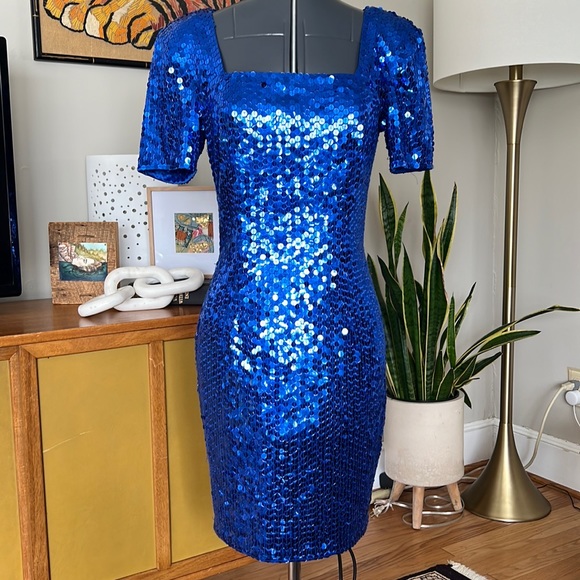 Vintage Niteline Della Roufogali Sequin Evening Formal Jacket main image 1